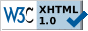 Valid XHTML10